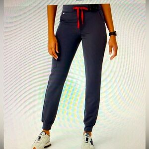 Figs Zamora Charcoal Scrub Pants